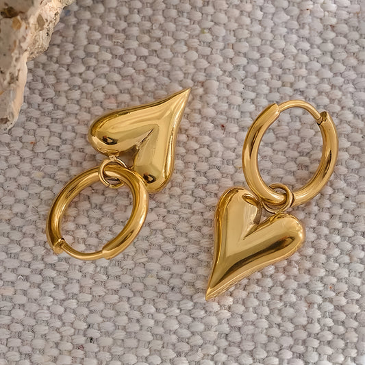 House Del Sol - Golden Love Drop Earrings💛✨